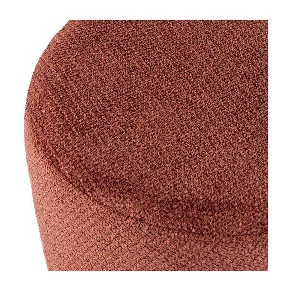 Punasest buklé kangast taburet Islen - WOOOD-image-4