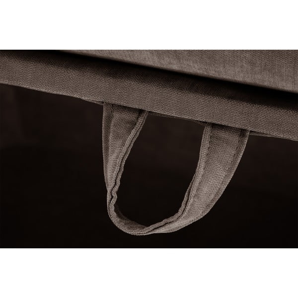 Pruun pouf koos hoiuruumiga Serena - Jalouse Maison-image-4