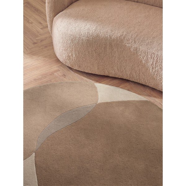 Beež villane ümmargune vaip ø 160 cm Ovia - Villeroy&Boch-image-3