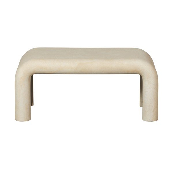 Kreemid kiviimitatsiooniga diivanilauad 2tk komplektis 42x92 cm Stani - WOOOD-image-3