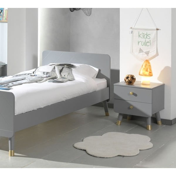 Hall laste öökapp männipuidust Billy - Vipack-image-1