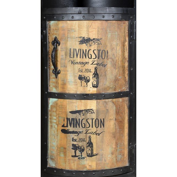 Must metallist veiniriiul 9-le pudelile, 60x115 cm Luni - Interia Home & Living-image-1