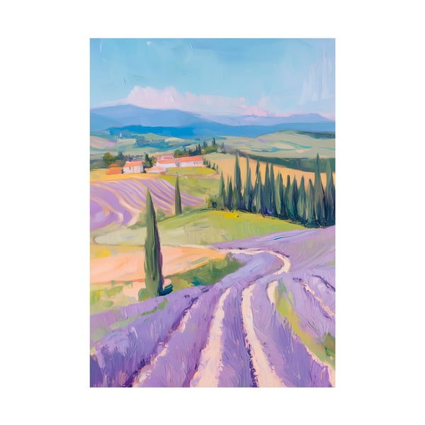 Pilt 70x100 cm  Purple Fields - Styler 