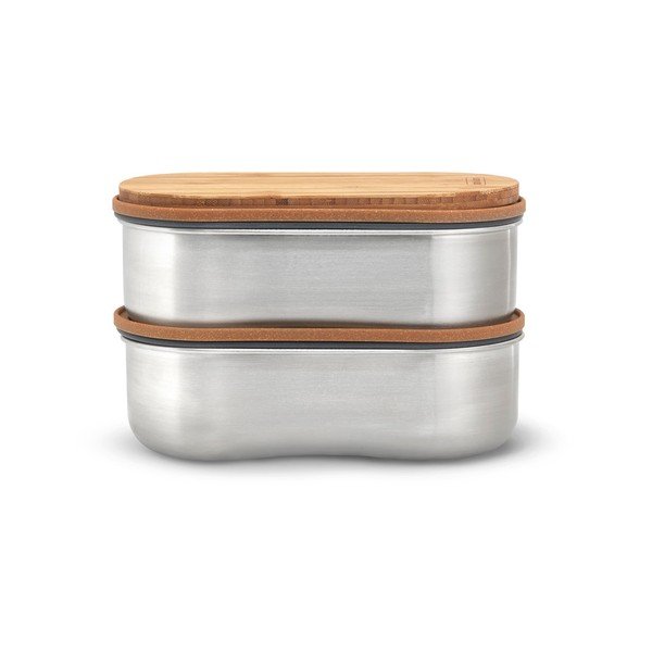 Jagatud suupistekarp 2 tk Bento - Black + Blum-image-1