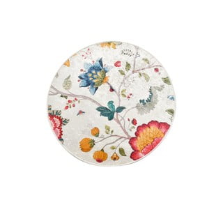 Lilleline vannitoamatt Circle Vintage, ø 100 cm - Foutastic