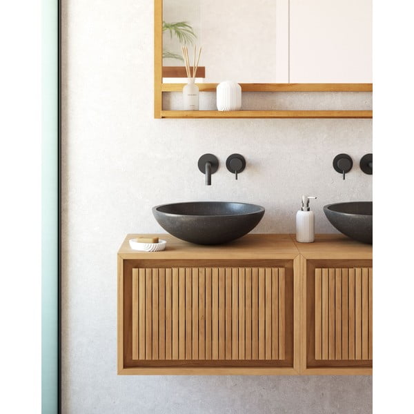 Must terrazzo valamu, ø 40 cm Sunday - Kave Home-image-4