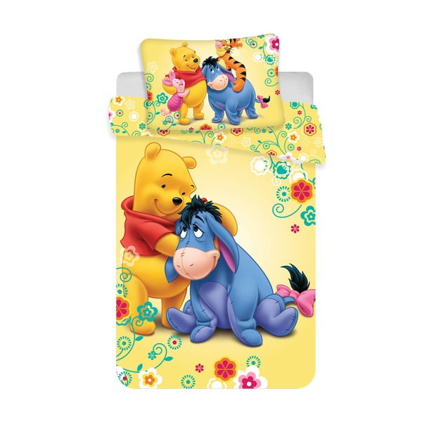 Puuvillane voodipesu 100x135 cm Winnie-the-Pooh - Jerry Fabrics