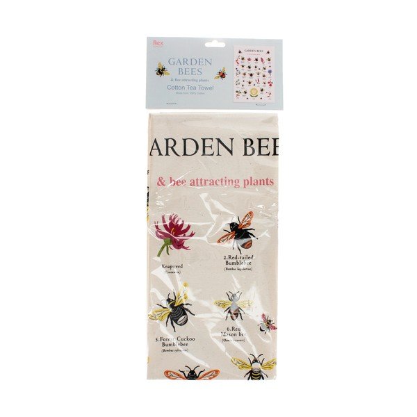 Puuvillane rätik 50x70 cm Garden Bees - Rex London-image-2