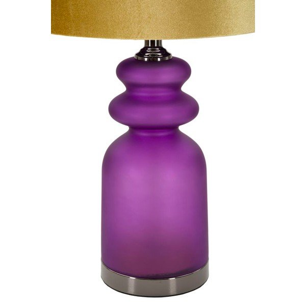 Kollane/lilla laualamp tekstiilist varjuga (kõrgus 57,5 cm) Milva Two - Mauro Ferretti-image-3