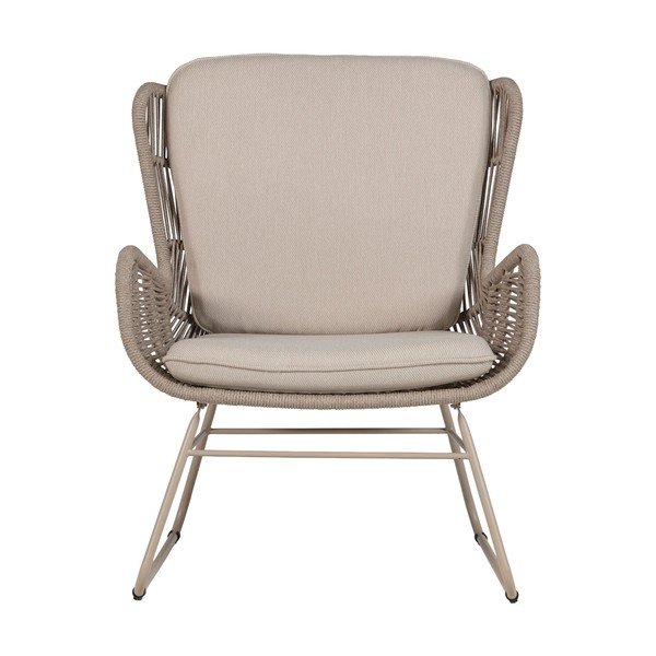 Beež metall/polsterdatud aiatool Grace - WOOOD-image-2