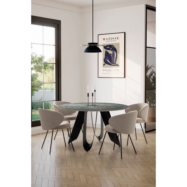 Ümmargune söögilaud ø 135 cm Aila - Marckeric-image-1