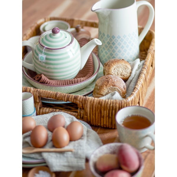 Roheline ja valge keraamiline teekann , 1,2 l Patrizia - Bloomingville-image-1