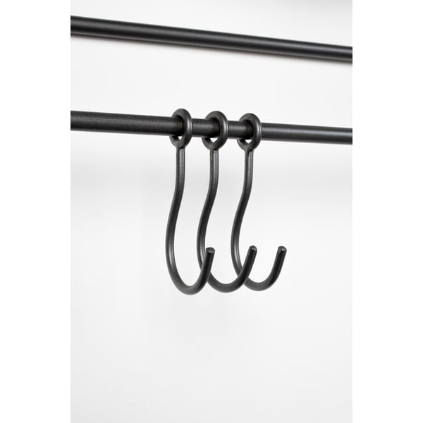 Musta terasest esikukomplekt Duco - White Label-image-4