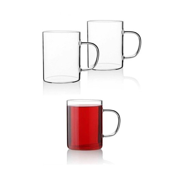Klaasist kruusid 6tk komplektis 200 ml - Hermia