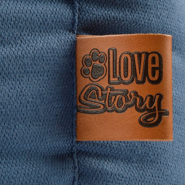 Sinine koeravoodi 50x55 cm - Love Story-image-2