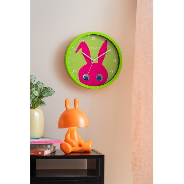Laste seinakell ø 31 cm Peekaboo Bunny - Karlsson-image-1