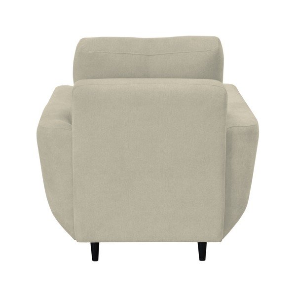 Krémové křeslo s tmavými nohami Mazzini Sofas Cedar-image-3