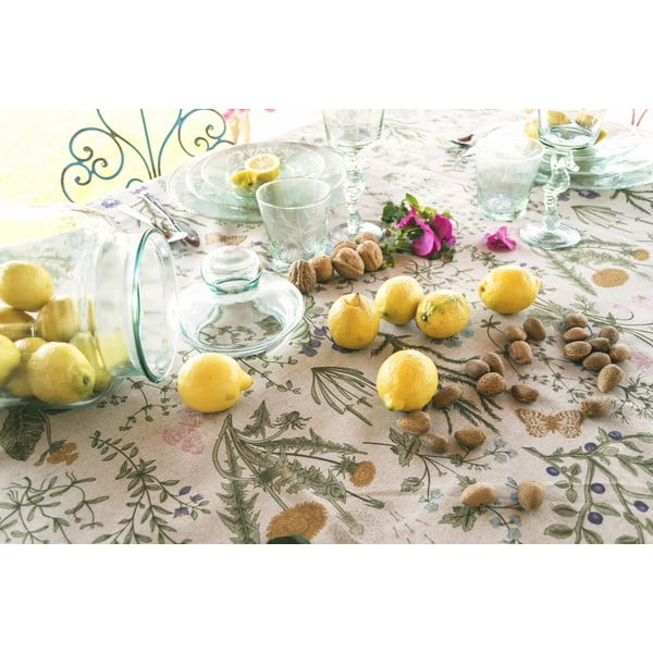 Linasest laudlina , 140 x 140 cm Botanic Herbs - Surdic-image-1