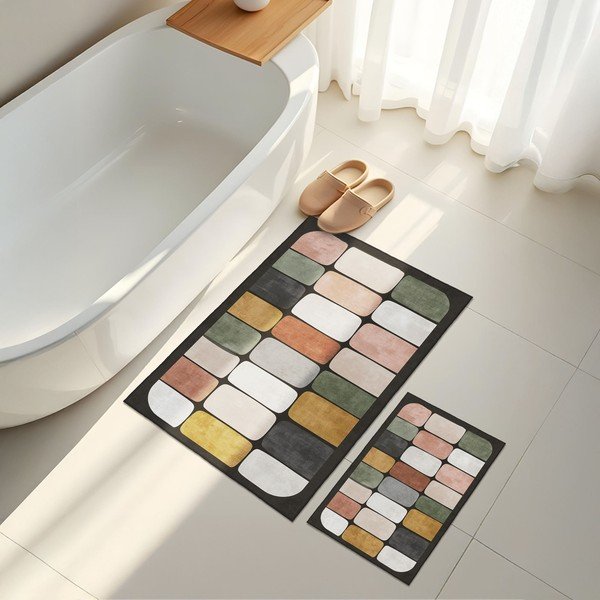 Vannitoamatid komplektis 2 tükki 60x100 cm - Foutastic-image-4