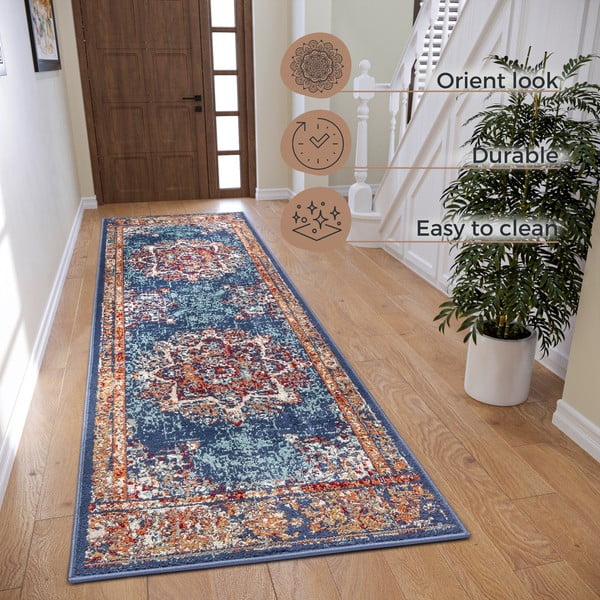 Tumesinine vaibajooksja 80x240 cm Orient Maderno - Hanse Home-image-4