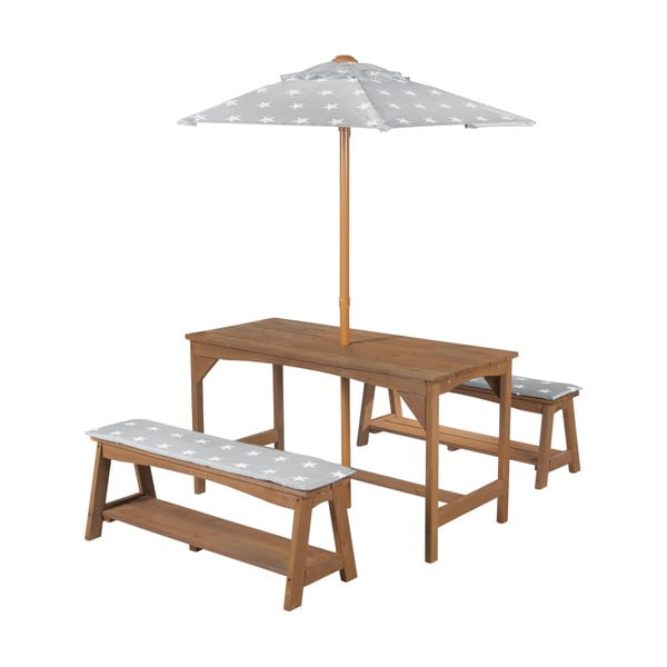 Laste 4-osaline aiamööbli komplekt Outdoor + - Roba