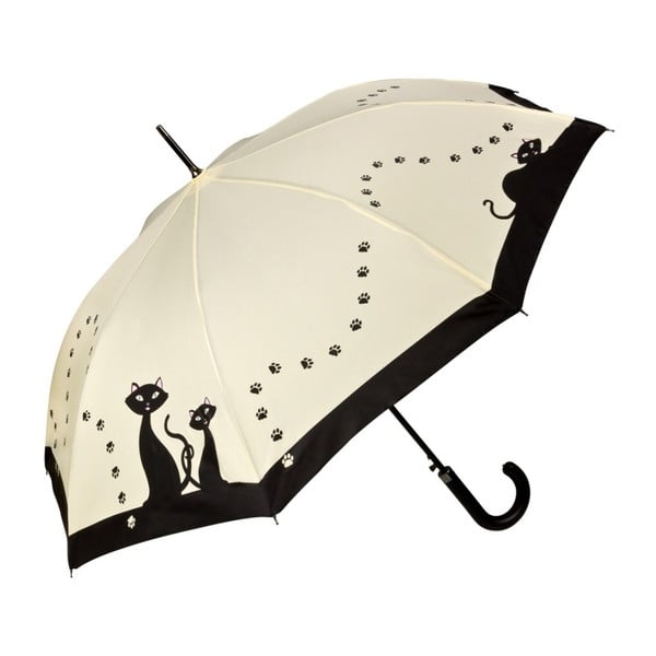 Holový deštník Von Lilienfeld Black Cats, ø 100 cm