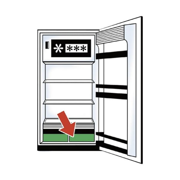 Plastmass külmkapi toidumatt  29,5x46 cm – Wenko-image-2