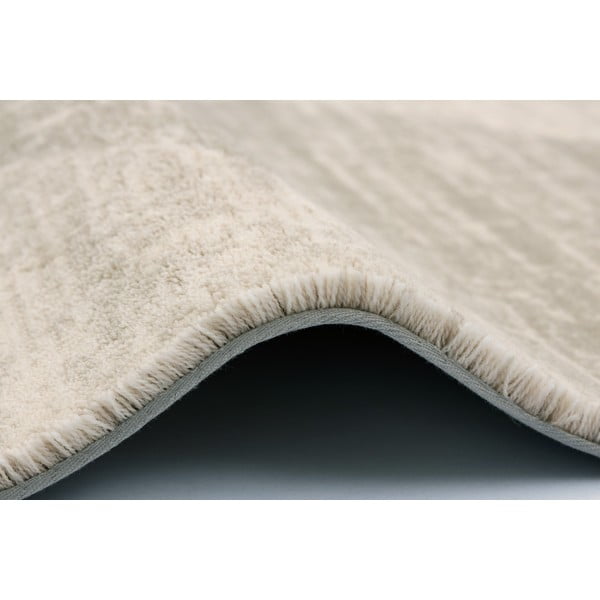 Beež villane vaip 133x190 cm Agnus Checkered - Agnella-image-3