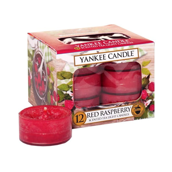 12 lõhnaküünla komplekt, põlemisaeg 4 h Red Raspberry - Yankee Candle