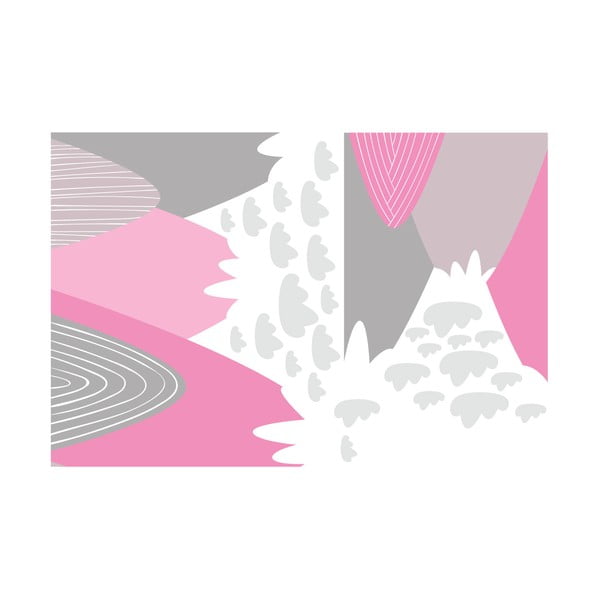 Seinakleebis Skandinaavia hiiglaslikud mäed Elika - Ambiance-image-2