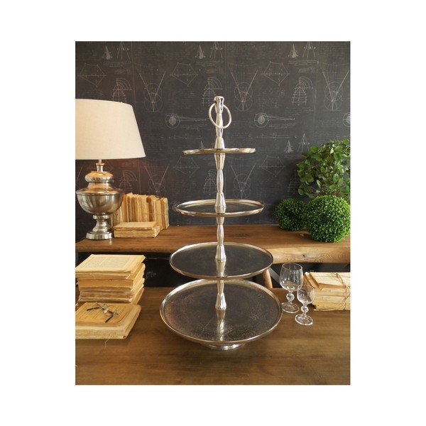 Čtyřpatrový podnos Orchidea Milano Round Support, ⌀ 35 cm