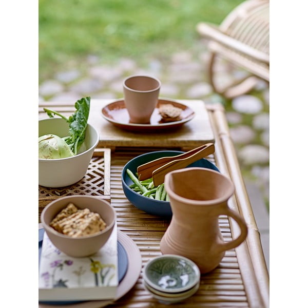 Punakaspruun keraamiline taldrik, ø 20 cm Rani - Bloomingville-image-2