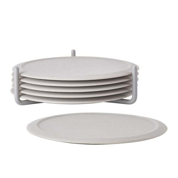 Helehallid silikoonist alusplaadid komplektis 6 taldrikuga Singles - Zone-image-2