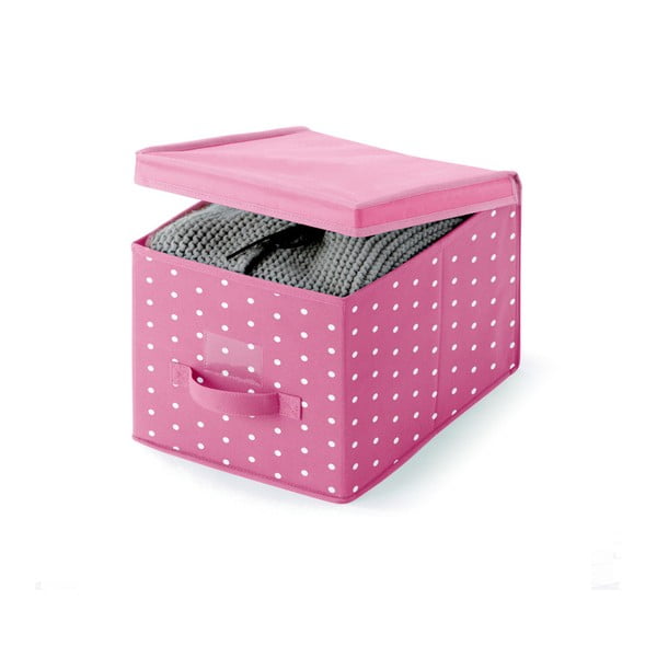 Růžový úložný box Cosatto Pinky, 45 x 30 cm