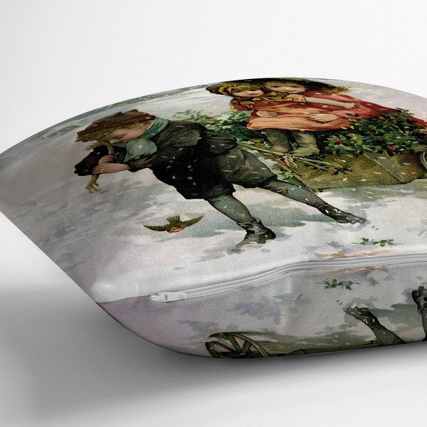 Jõulumotiividega padjapüür 43x43 cm - Mila Home-image-1