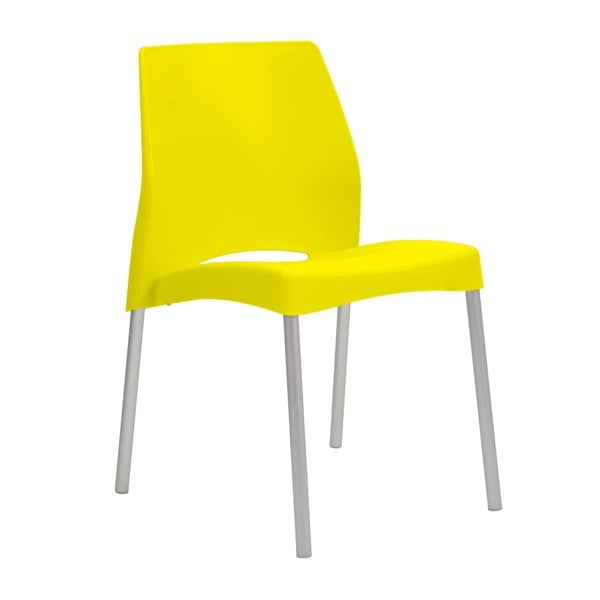 Židle Breeze Yellow, vhodná do interiéru i exteriéru
