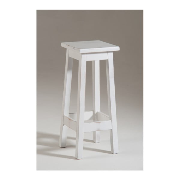 Bílá dřevěná stolička Castagnetti Dato