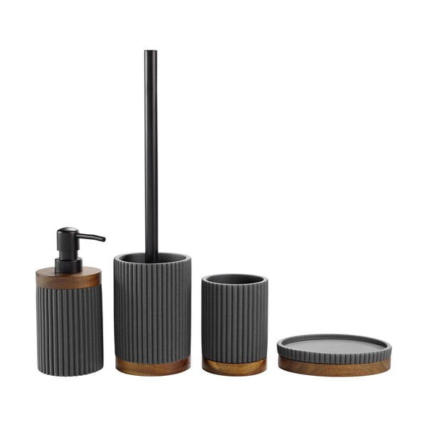 Antratsiitne polüresiinist hambaharjatops Niagara - douceur d'intérieur-image-2