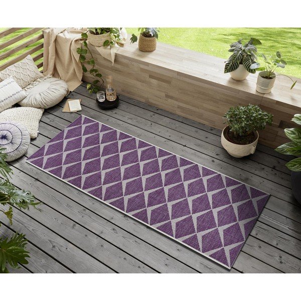 Lilla ja beež õuejooksja , 70 x 300 cm Escala - NORTHRUGS-image-1