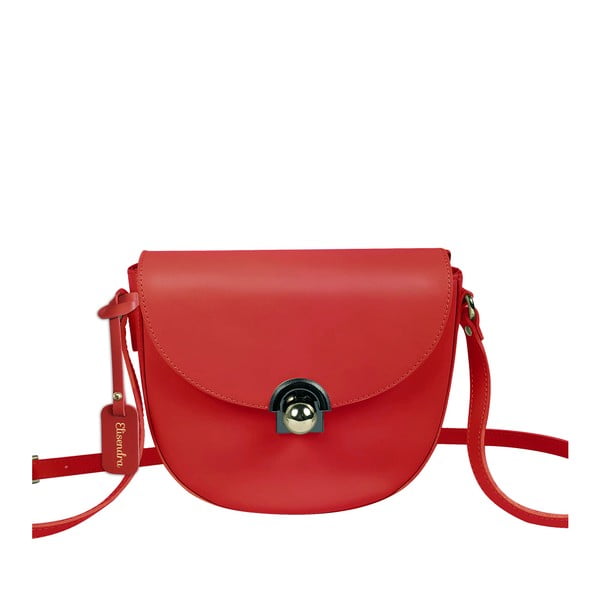 Červená kožená kabelka Maison Bag Gil
