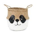 Valge vesihüatsindist laste mänguasjakorv ø 25x24 cm Panda - Compactor