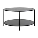 Must ümmargune diivanilaud ø 80 cm Vita - House Nordic