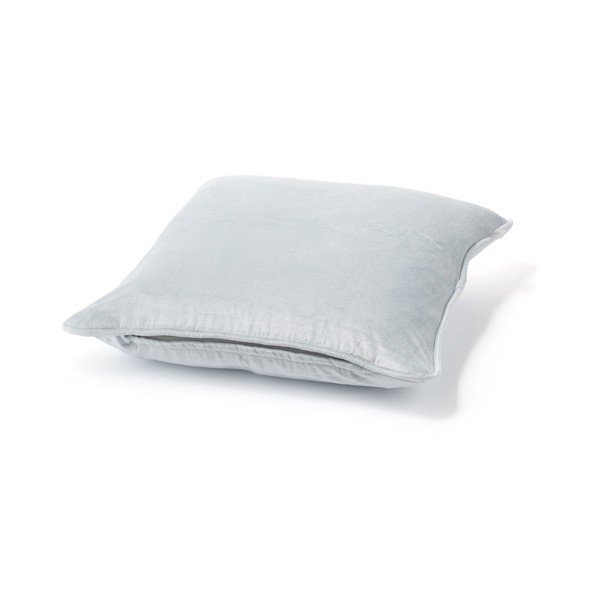 Stříbrný polštář Fluweel, 45x45 cm-image-3