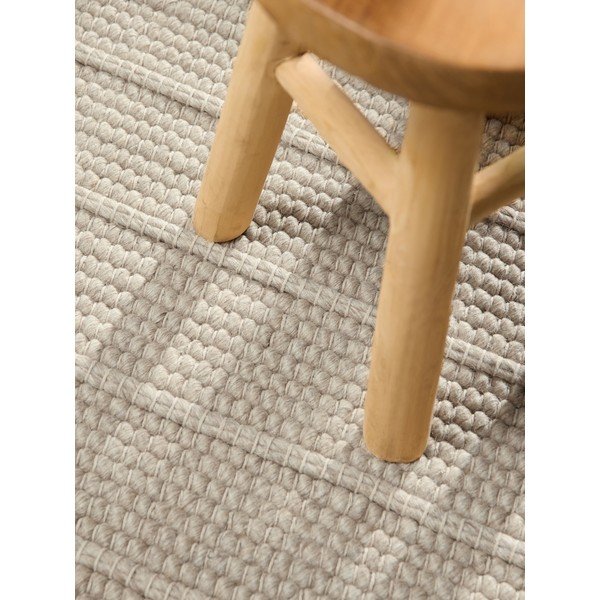 Kreemikas käsitsi kootud villane jooksja 80x250 cm Camden Parker - Ted Baker-image-4