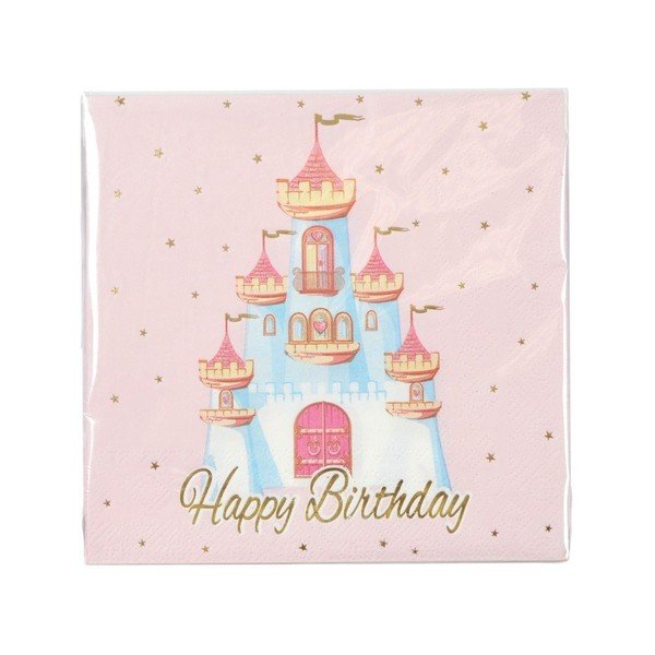 Salvrätikud komplektis 20 tk 33x33 cm Princess Horse - Homéa-image-2