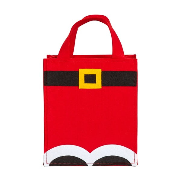 Červená dárková taška z plsti Neviti Santa