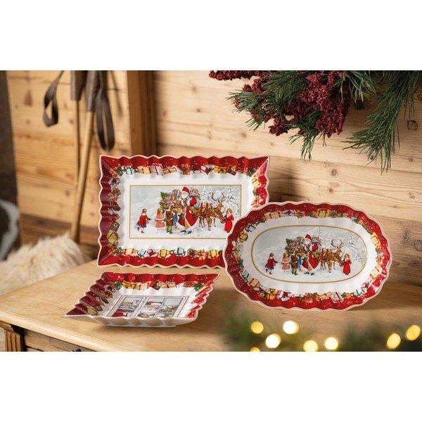 Jõulumotiividega portselanist serveerimistaldrik Villeroy & Boch, 30 x 19,8 cm - Villeroy&Boch-image-3