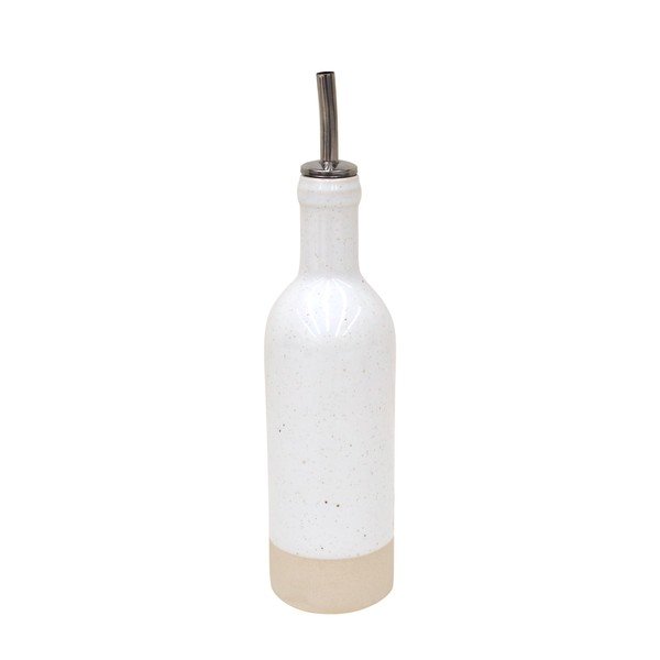 Valge keraamiline õli/äädikapudel, 350 ml Fattoria - Casafina