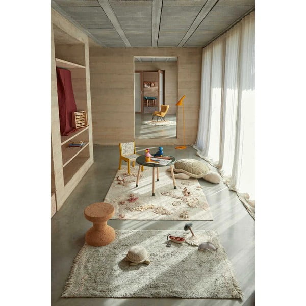 Mündivärvi puuvillane laste mänguvaip 90x130 cm Waves - Lorena Canals-image-1
