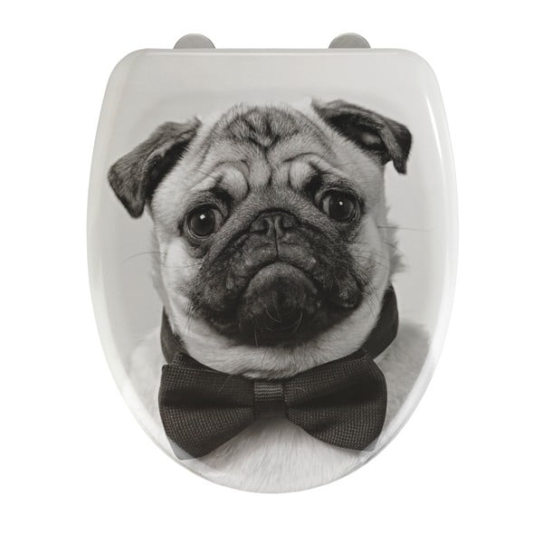 WC sedátko se snadným zavíráním Wenko Pugy, 45 x 38 cm